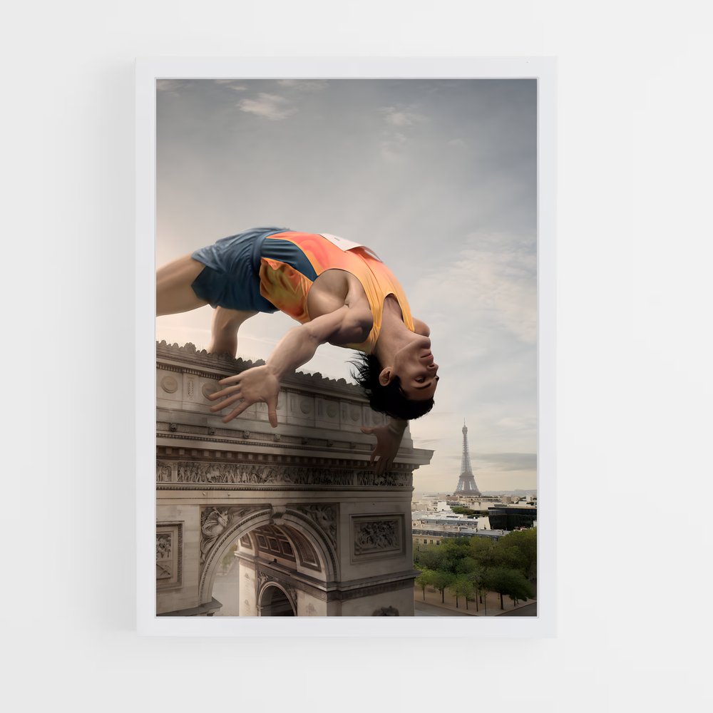 Poster Équilibre Envolé – affiche Athlétisme (vue 3)